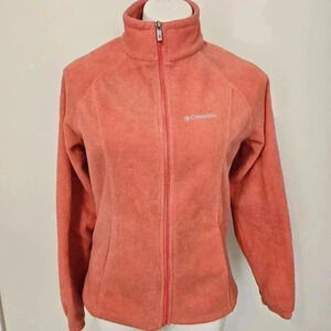 Columbia Fleece Full Zip Jacket EUC Size Medium